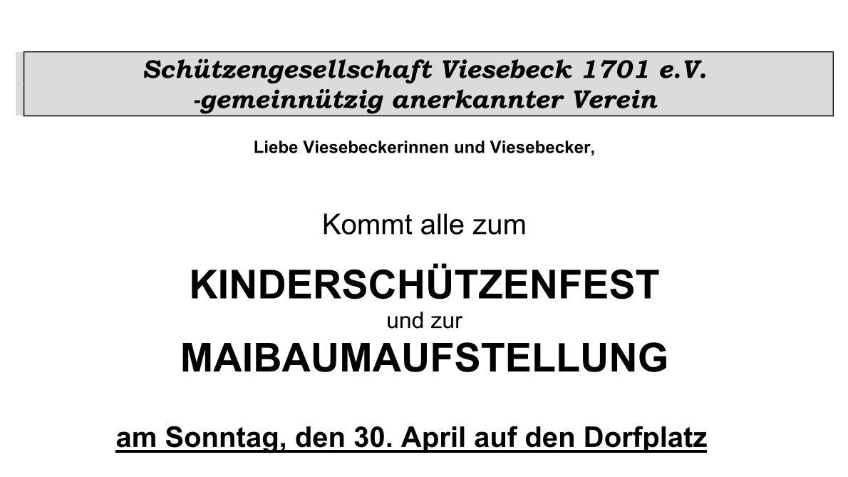 Kinderschützenfest